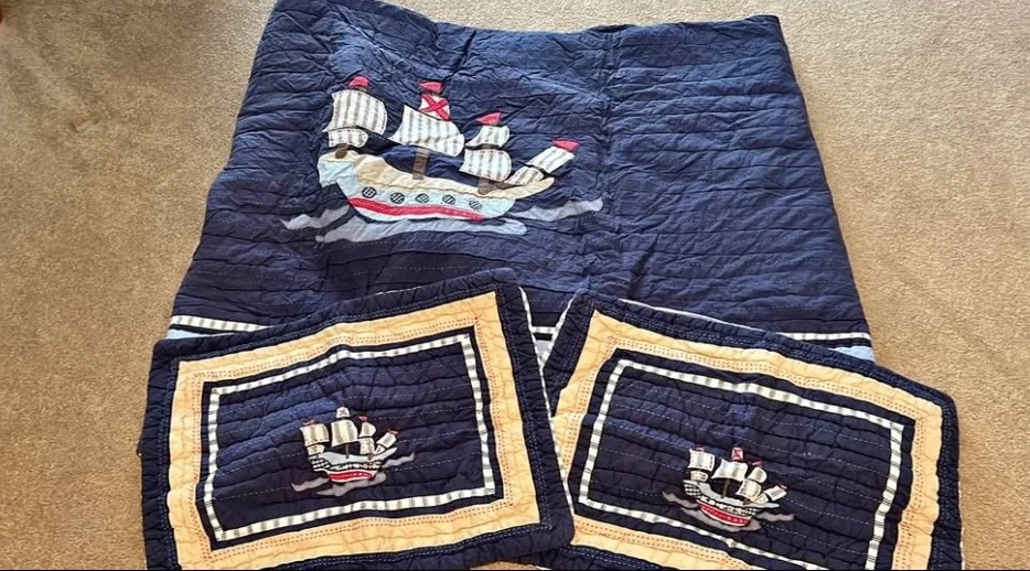 Juego de tamaño completo raro Pottery Barn Pirate Foto 1 de 1