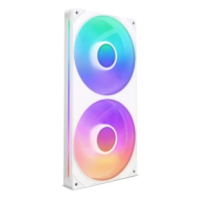 NZXT F280 RGB Core White with 2 fans 280mm single frame RGB fan RF-U28HF-W1 FN22 - Image 1 of 4