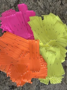 45x 3/4" ASSORTED PLASTIC/ VINYL WRISTBANDS - WRISTBANDS FOR EVENTS "NEW" - Picture 1 of 3