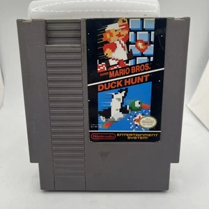 Cartucho de juego Super Mario Bros. And Duck Hunt Nintendo NES-MH-USA 1985 probado - Imagen 1 de 6