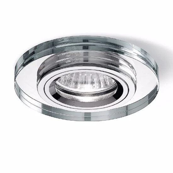 Ophelia faretto gu10 da incasso rotondo vetro trasparente  led  soffitto - Immagine 1 di 1