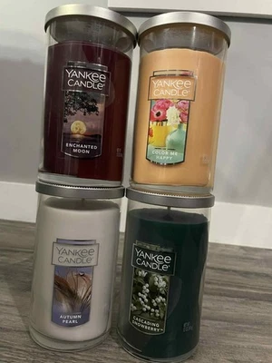 Yankee Candle Perfect Pillar 12oz Jar. Single Wick Variety Scents- You Choose 1 - Image 1 of 3