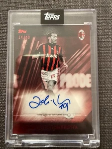 Topps AC Milan 125th Anniversary Gianluca Zambrotta /49 Auto Autograph - Bild 1 von 1
