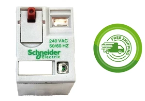 Schneider 782XDX2M4L-240A - 240 VAC - 10A - 4PDT Relay with LED - 14 Pin - NEW - Picture 1 of 4