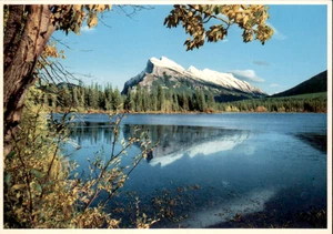 Postcard Mount Rundle Banff Alberta Canada Second Vermilion Lake - Picture 1 of 2