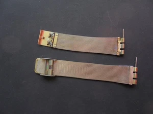 Swatch Uhrenarmband StainlessSteal goldoptik, feingliedrig - RARITÄT - Bild 1 von 4