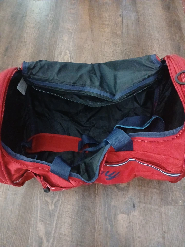 TOMMY BAHAMA BAGS & TUMBLER DUFFLE EXPANDS 20.5 X 11.5 X 11.5 Red - Image 1 of 4