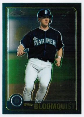 2001 Topps Chrome Traded Willie Bloomquist Seattle Mariners #T153 - Image 1 of 2