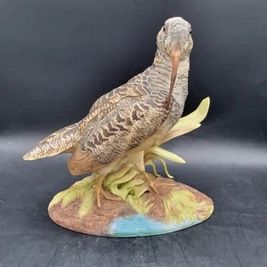 Boehm Porcellana Woodcock Bird #413 Edizione Limitata Alto 10" Pollici BASE RIPARATA - Foto 1 di 12