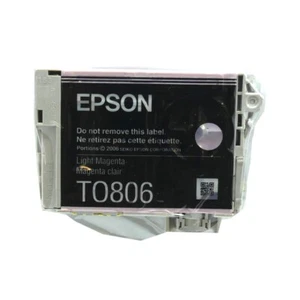 Original Epson Tinten Patrone T0806 magenta hell für Stylus Photo 50 650 700 800 - Bild 1 von 1