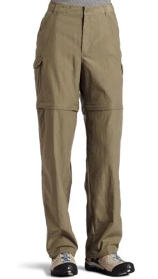 Pantalones Columbia PFG Aruba III Convertibles Verde Piedra Nylon FL8055 Mujer Pequeños Foto 1 de 3