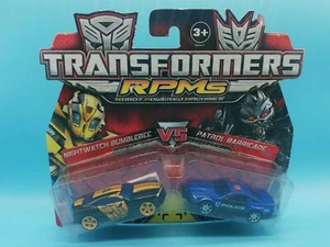 Transformers RPMs Bumblebee Hasbro 1:64 Robot Cars Deluxe Patrol - Imagen 1 de 2