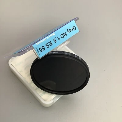 Heliopan Digital ES 55mm Neutral Density Grey ND 1.5 Filter - Image 1 of 4