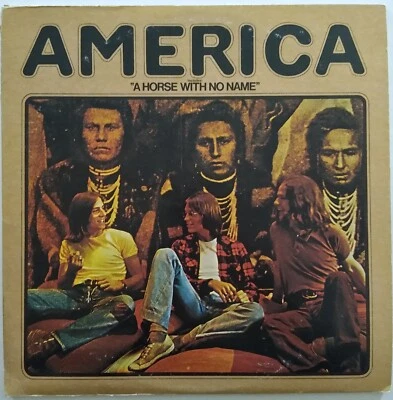 America - Self Titled LP BS2576 Vinyl Debut 1971 Reissue Green Label VG+ - Image 1 of 4