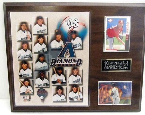 Arizona Diamondbacks 1998 Inaugural Season Baseball MLB Plaque #2 Cover