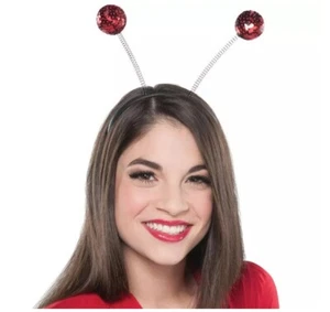 Antenna - Red - Fairy Butterfly - Ladybug - Costume Accessory - Child Teen Adult - Picture 1 of 2