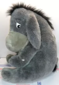 Peluche imbottito Eeyore enorme jumbo grande 21” coda rimovibile raro Walt Disney World - Foto 1 di 8