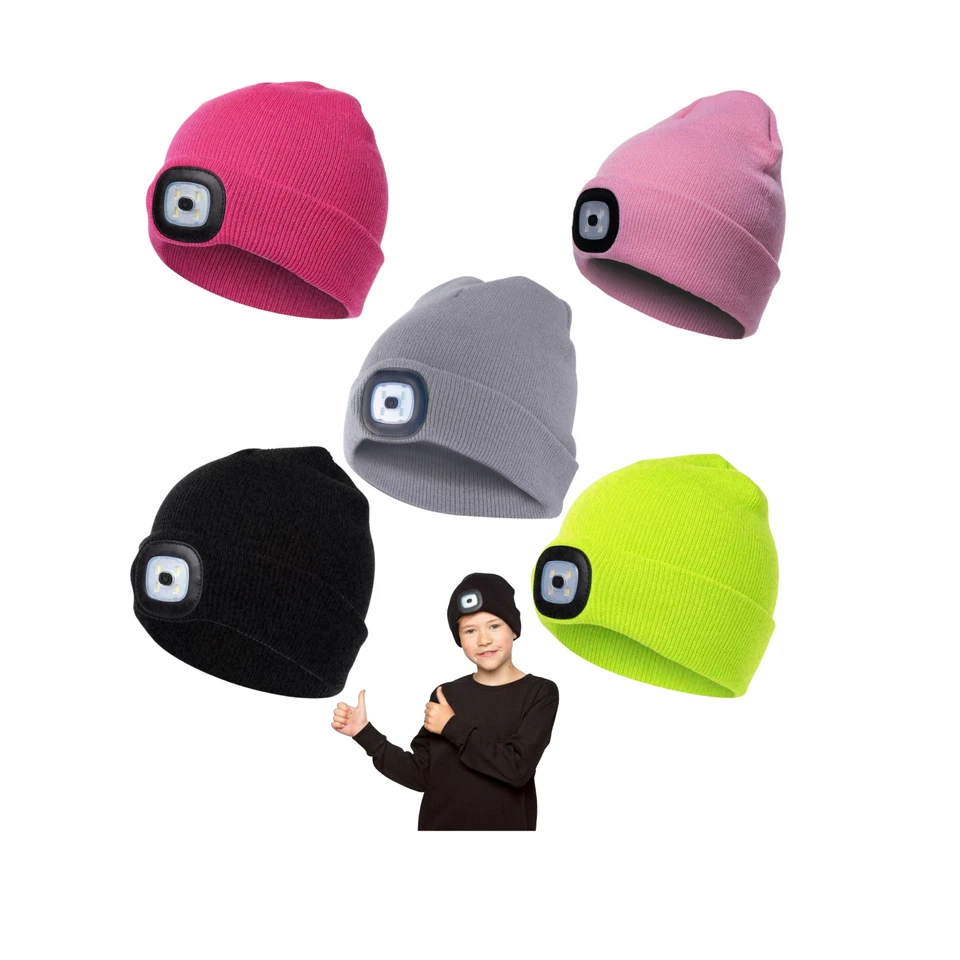 ROCK JOCK LED Childrens Beanie hats available in 5 different colours. UK Fast Post
