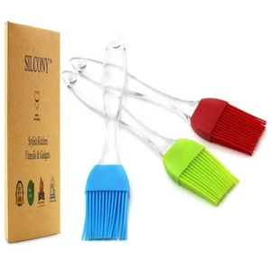 7" Silicone Basting Pastry Brush For Oil Butter Spread Marinades Baste Bbq Grill - Picture 1 of 6