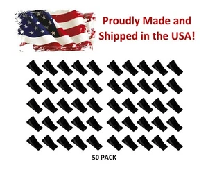 Black Mini Roof Snow and Ice Guard- 50 Pack | Prevent Sliding Snow Stop Buildup - Picture 1 of 5