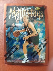 1996-97 Topps Finest #158 Craig Ehlo Seattle Supersonics Card