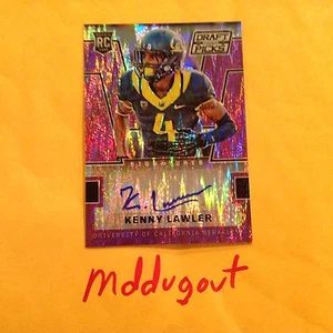 KENNY LAWLER #286 CAL SEAHAWKS 93/99 made RC Auto 2016 Panini Prizm Purple - Picture 1 of 1