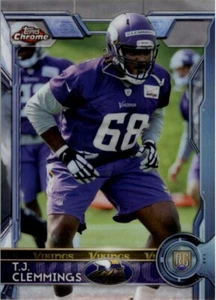 2015 Topps Chrome Refractor TJ T.J. CLEMMINGS RC #163 MINNESOTA VIKINGS 🏈 - Bild 1 von 1