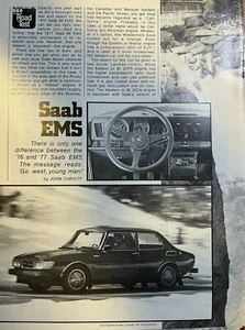  Test su strada 1977 Saab EMS illustrato - Foto 1 di 4