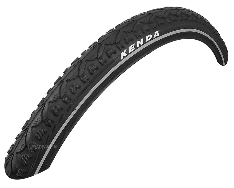 Kenda Khan Reifen Reflex K-935 Fahrradreifen Semi Slick Reflektierender Streifen - Bild 1 von 1