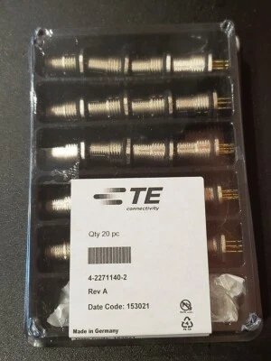 TE Connectivity	Circular Metric Conn M12 PN 4-2271140-2 - 20PC TRAY  - Image 1 of 4