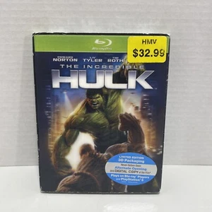 Incredible Hulk 2008 Blu-Ray W/SLIPCASE Limited Edition 3D Packaging - Bild 1 von 6