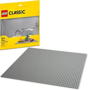 LEGO Classic Gray Baseplate 11024 Building Toy Set for Preschool Kids, Boys, and - Picture 1 of 2