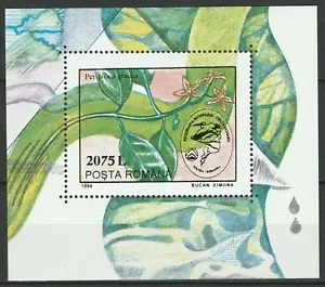 Romania 1994 Fiori Blocco MNH - Foto 1 di 1