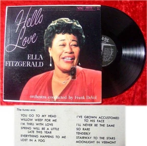 LP Ella Fitzgerald: Hello Love w/ Frank deVol - Picture 1 of 1