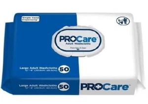 Procare CRW-096 Adult Washcloth. Pack of 96 - Picture 1 of 1