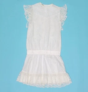 Vintage Gunne Sax White Lace Wedding Dress 80s Gatsby Victorian size 3 - 801 - Picture 1 of 4