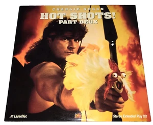 Hot Shots! Part Deux Laserdisc 1993 Fox Video Charlie Sheen BRAND NEW SEALED - Picture 1 of 3