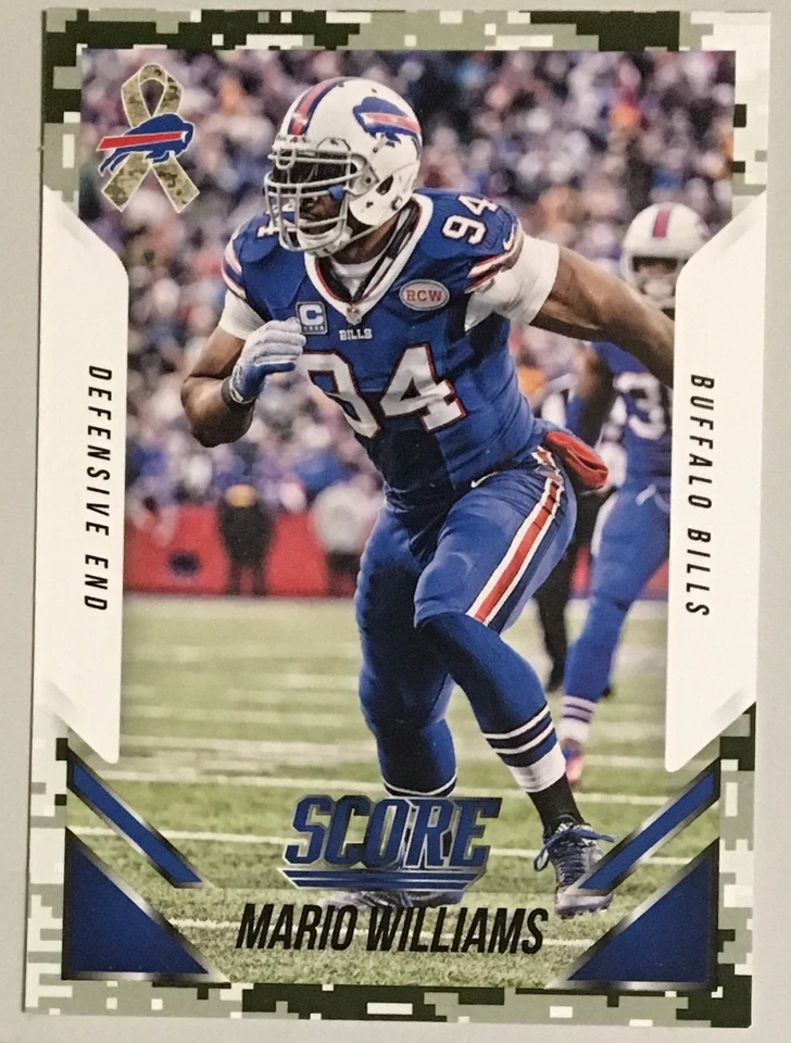 MARIO WILLIAMS, 2015 PANINI "BUFFALO BILLS EDITION" CARD, EXCELLENT CONDITION !  - Image 1 of 1