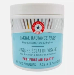 SEALED First Aid Beauty Facial Radiance Daily Exfoliating pads 60 ct - Picture 1 of 4