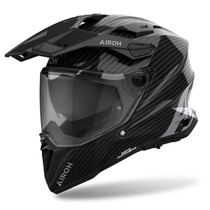 Airoh Commander 2 Adventure ACU Gold ECE2206 Motorcycle Helmet Full Carbon Gloss - Picture 1 of 4