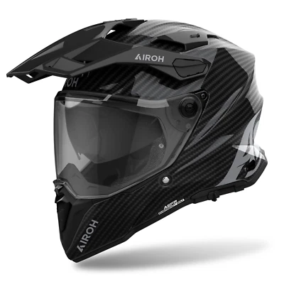 Casco de motocicleta Airoh Commander 2 Adventure ACU dorado ECE2206 carbono completo brillante Foto 1 de 4