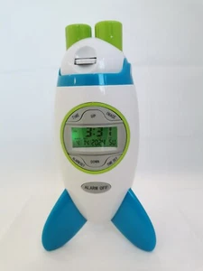 Kids Rocket Projection Alarm Clock - Picture 1 of 9