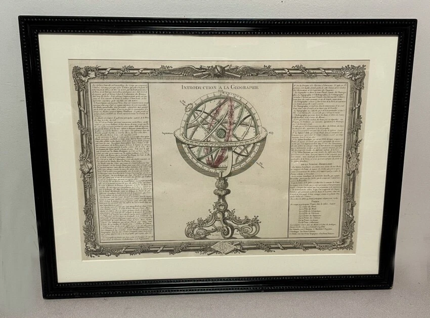 Atlas Historique et Geographique De Mornas. French copper engraving dated 1761 - Image 1 of 4