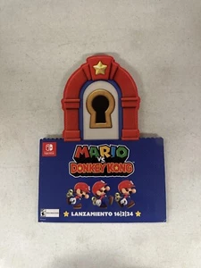 Mario Vs Donkey Kong Display Stand Standee 11 Inch Nintendo Switch Cardboard! - Picture 1 of 4