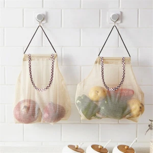 Vegetable Onion Potato Hanging Bag Kitchen Garlic Ginger Mesh Storage Bag f :IL - Picture 1 of 7
