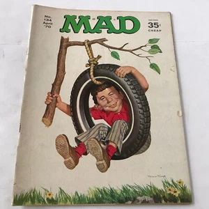Vintage Mad Magazine #134-April1970- Alfred E. Neuman “Tire Swing”by NormanMingo - Bild 1 von 3
