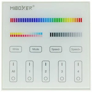 MiLight MiBoxer RGBW CCT LED 4-Zone Wall Touch Panel Controller Battery 6-Pin; R - Picture 1 of 3