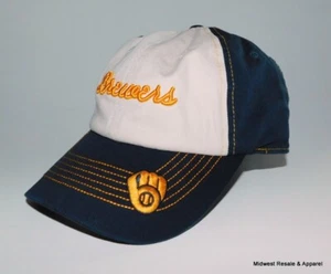 MLB Milwaukee Brewers Hat Cap Fan Favorite Adjustable Womens - Picture 1 of 7