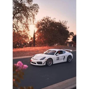 Porsche Cayman GT4 #002 High Resolution Art Poster – Luxury Automotive Wall Deco - Picture 1 of 15