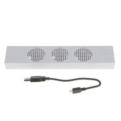 Dual USB Ports High Speed Cooling Fan Cooler Stand for   One Slim Console - Image 1 of 4